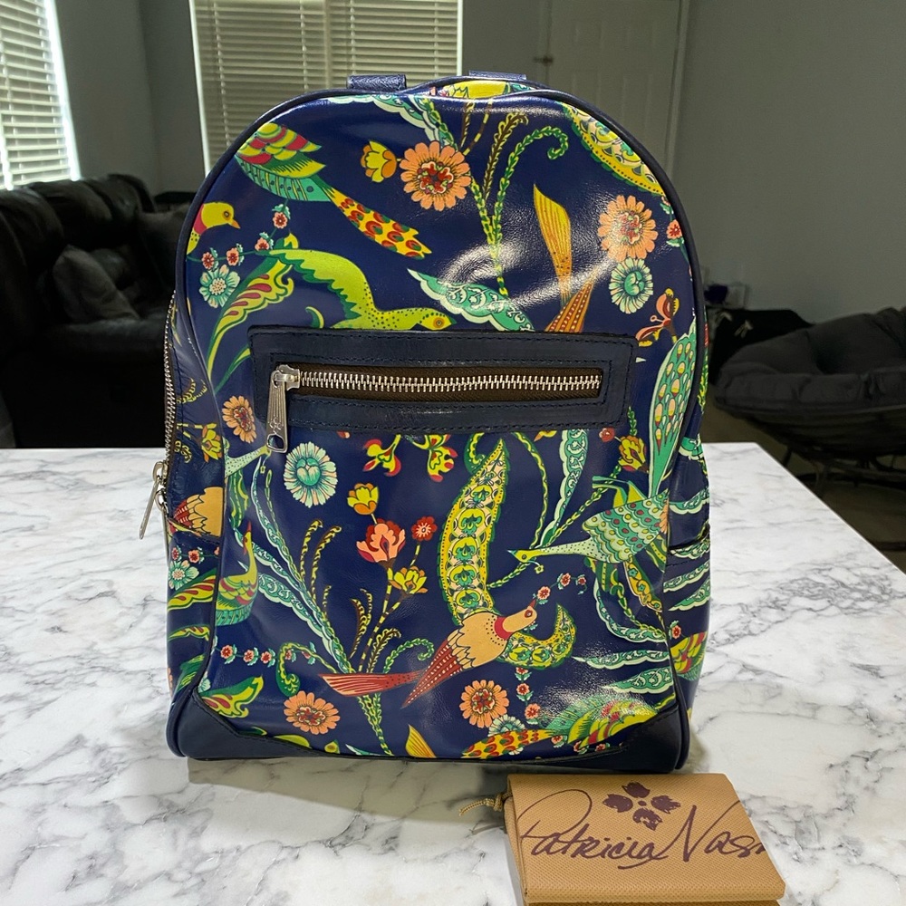 Patricia Nash Birds of Paradise Backpack beautiful hard to find